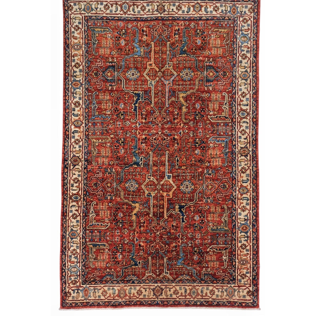 ARYANA ARYAN RED / IVORY 4' X 6'6"
