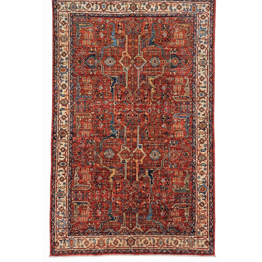 ARYANA ARYAN RED / IVORY 4' X 6'6"