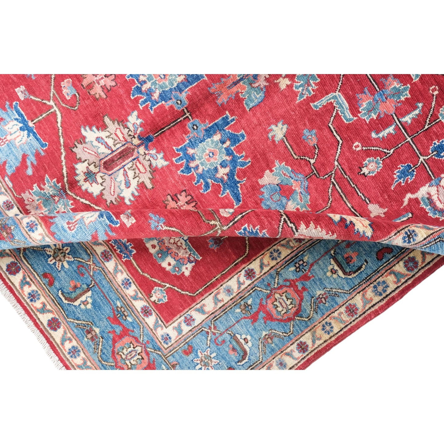 ARYANA ARYAN RED / LIGHT BLUE 5'2" X 7'4"