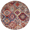 ARYANA ARYAN RED / NAVY 7'8" X 7'10"