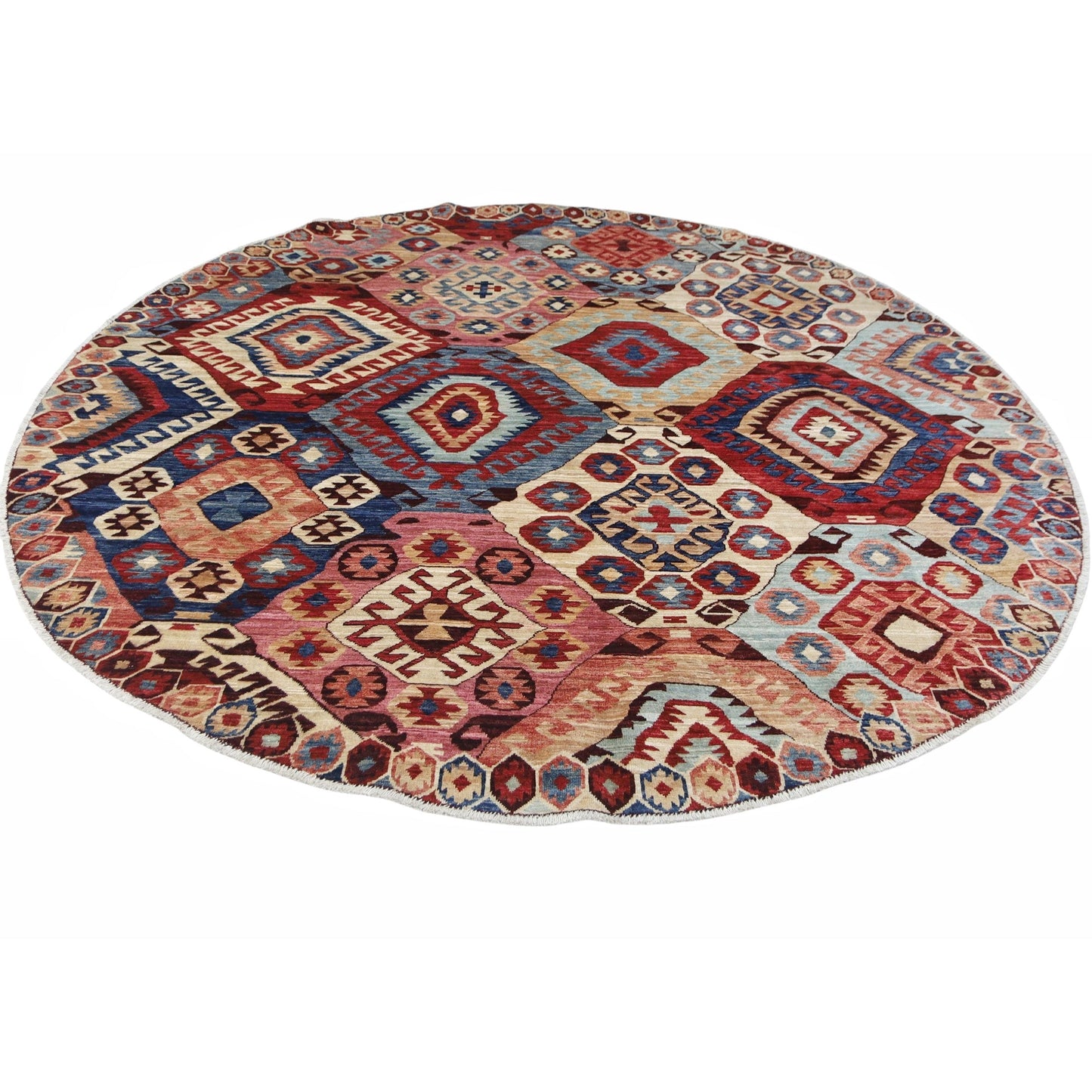 ARYANA ARYAN RED / NAVY 7'8" X 7'10"