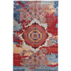 ARYANA ARYAN RED / LIGHT BLUE 6' X 9'
