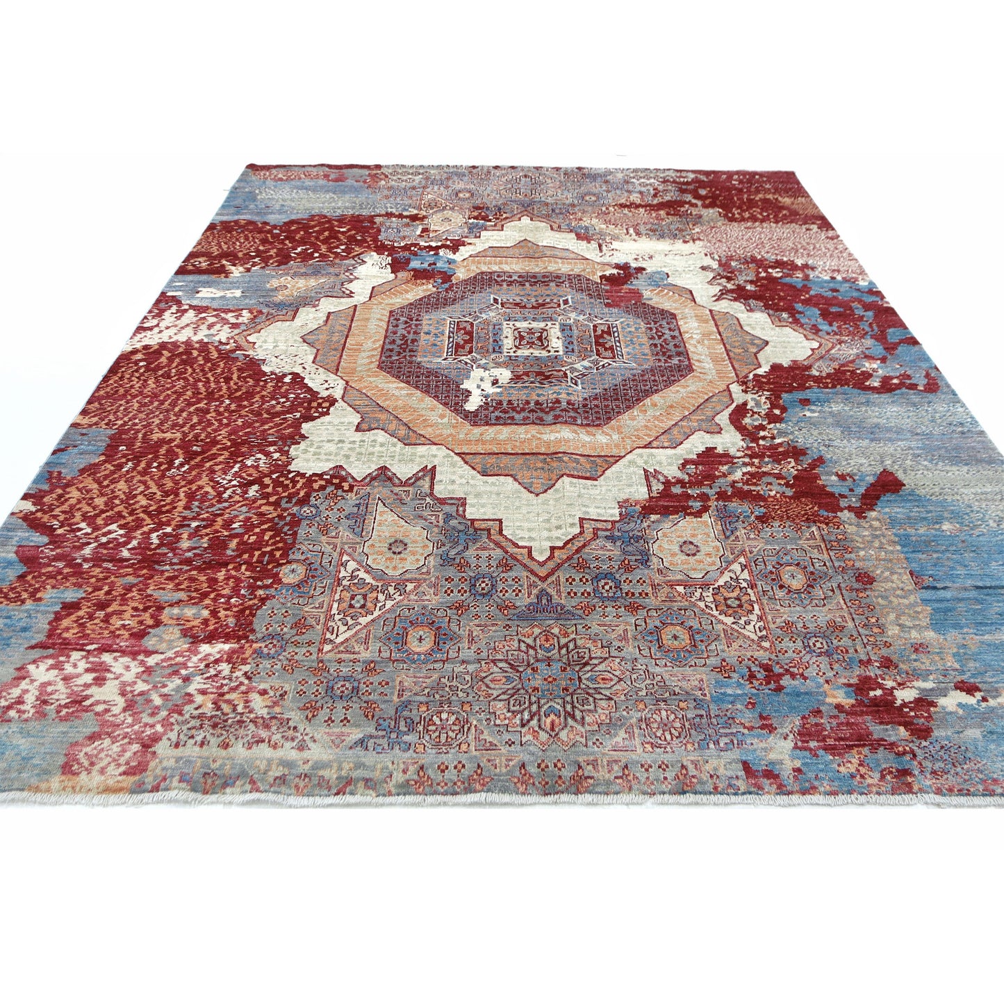 ARYANA ARYAN RED / BLUE 7'10" X 9'9"