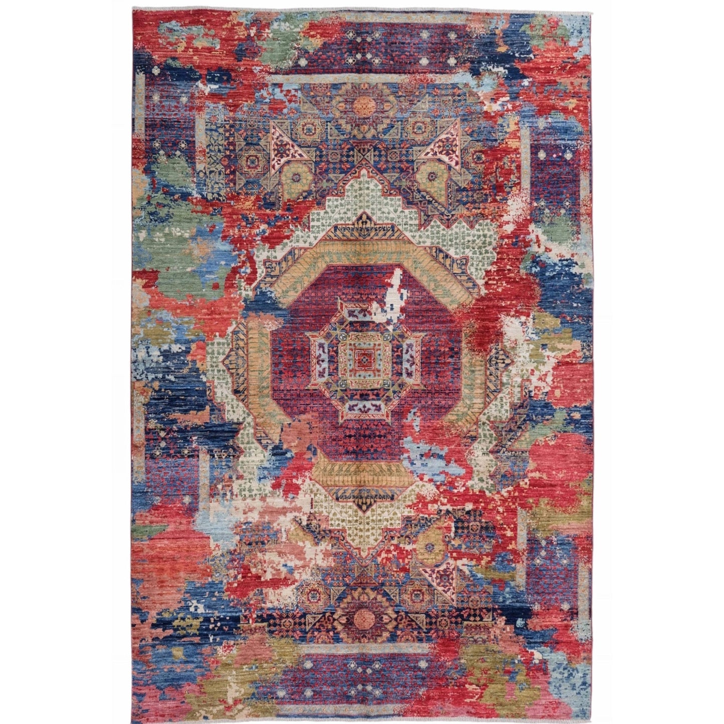 ARYANA ARYAN RED / NAVY 5'11" X 8'9"