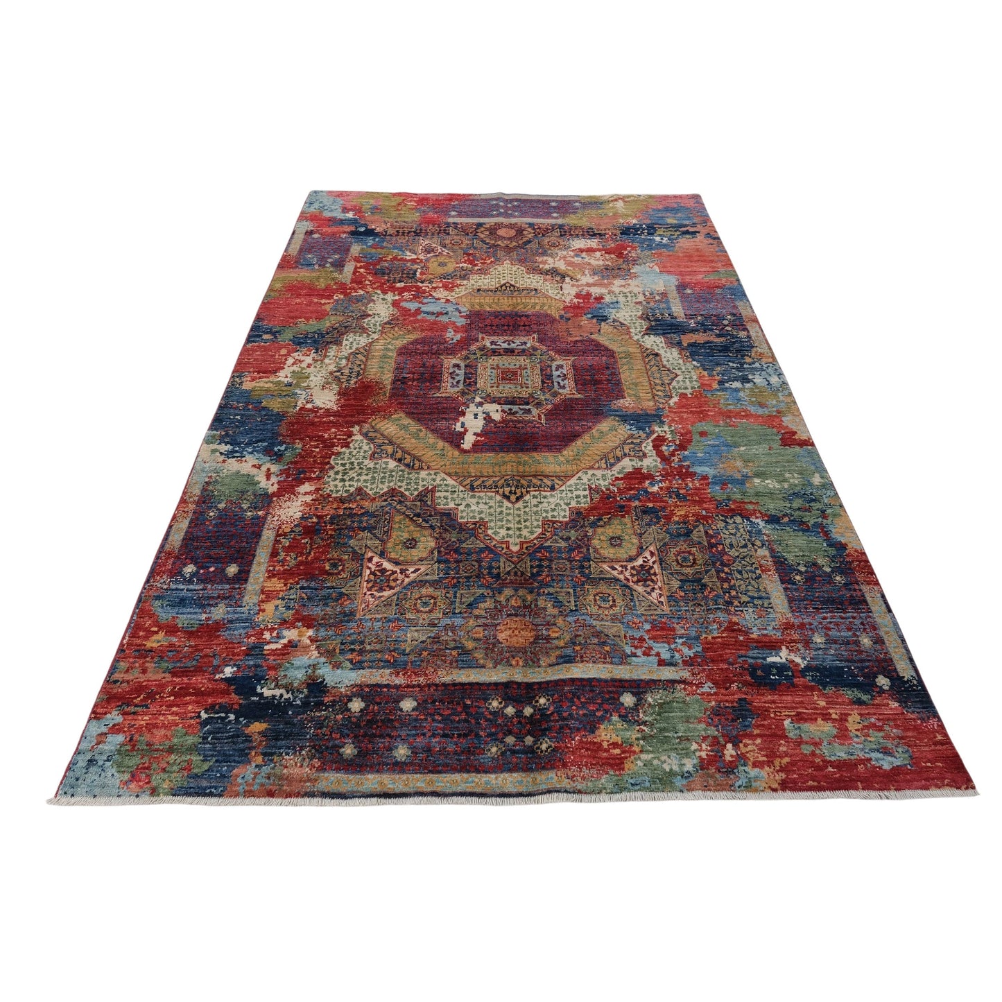 ARYANA ARYAN RED / NAVY 5'11" X 8'9"