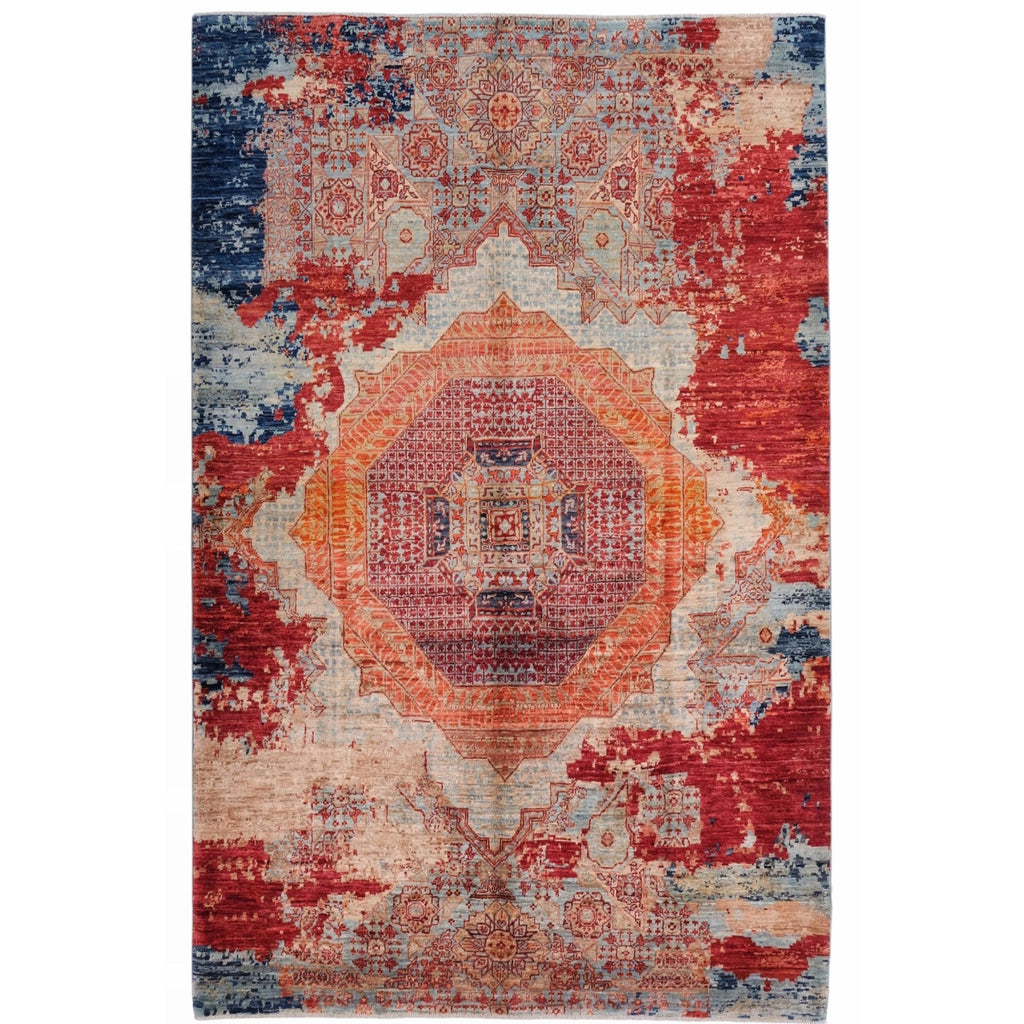 ARYANA MAMLU IVORY / MULTI 5'5" X 7'9"