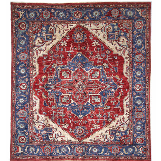 ARYANA ARYAN RED / NAVY 8'2" X 9'6"
