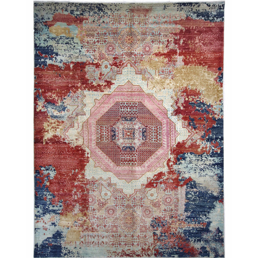 ARYANA ARYAN PINK / RED 7'10" X 10'9"