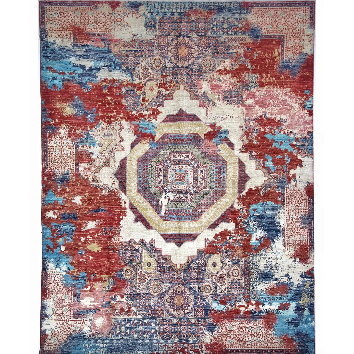 ARYANA ARYAN IVORY / RED 7'11" X 10'5"