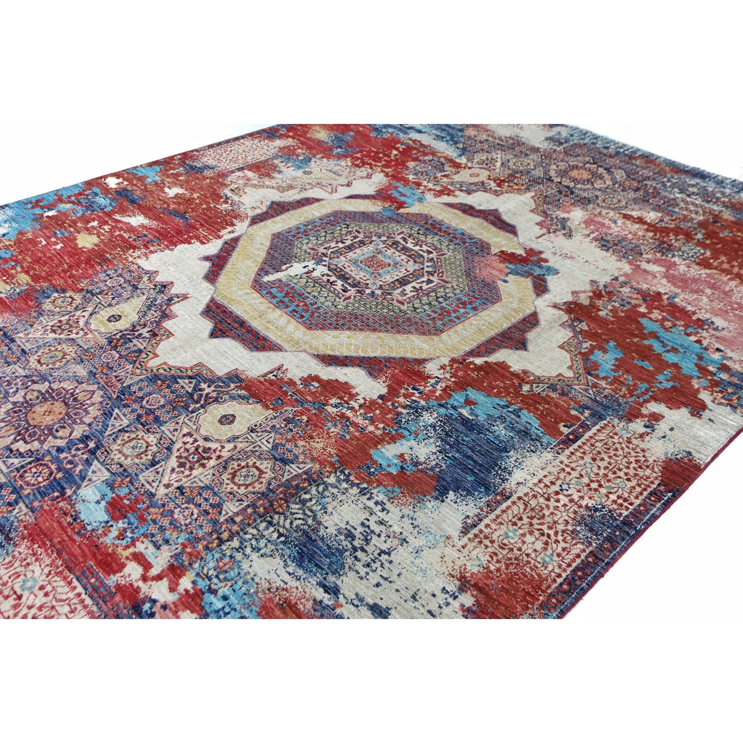 ARYANA ARYAN IVORY / RED 7'11" X 10'5"