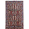ARYANA ARYAN BROWN / LIGHT BLUE 5'11" X 8'10"