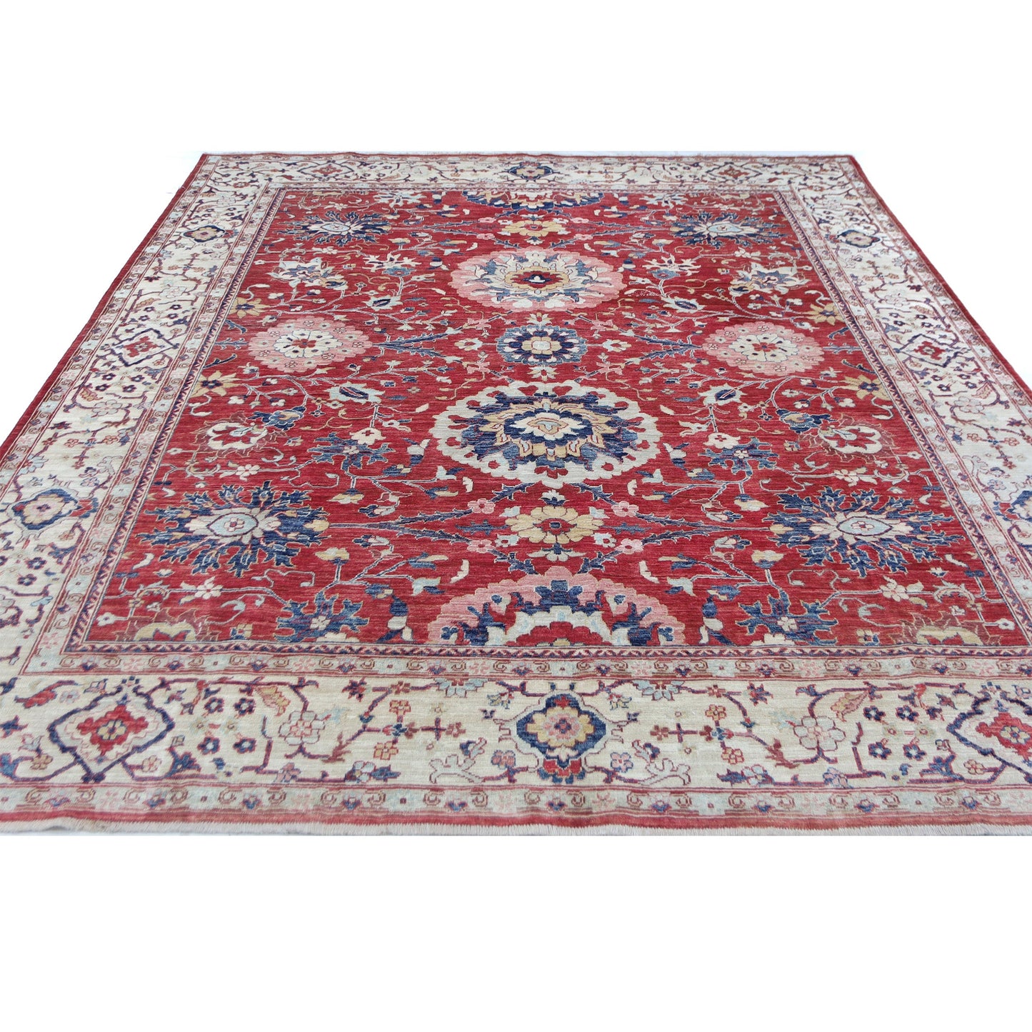 ARYANA ARYAN RED / IVORY 7'10" X 9'