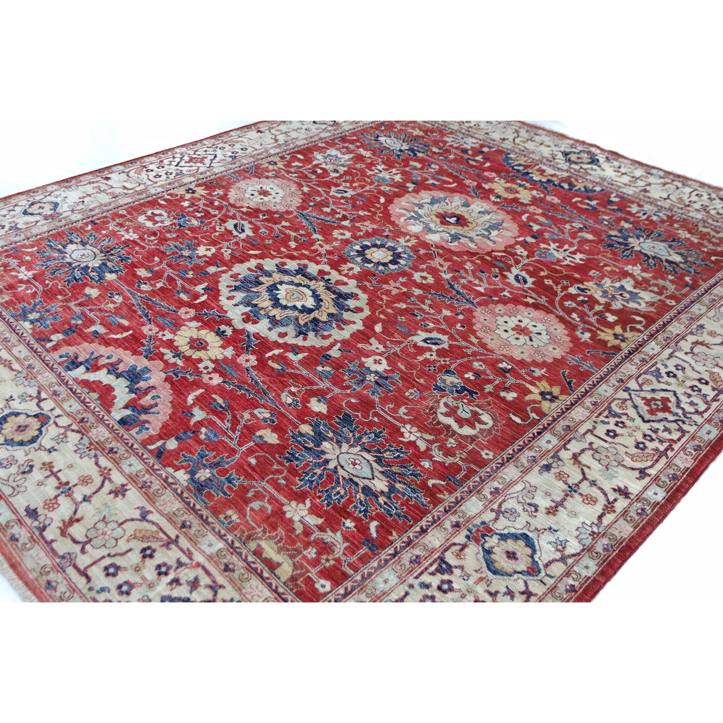 ARYANA ARYAN RED / IVORY 7'10" X 9'