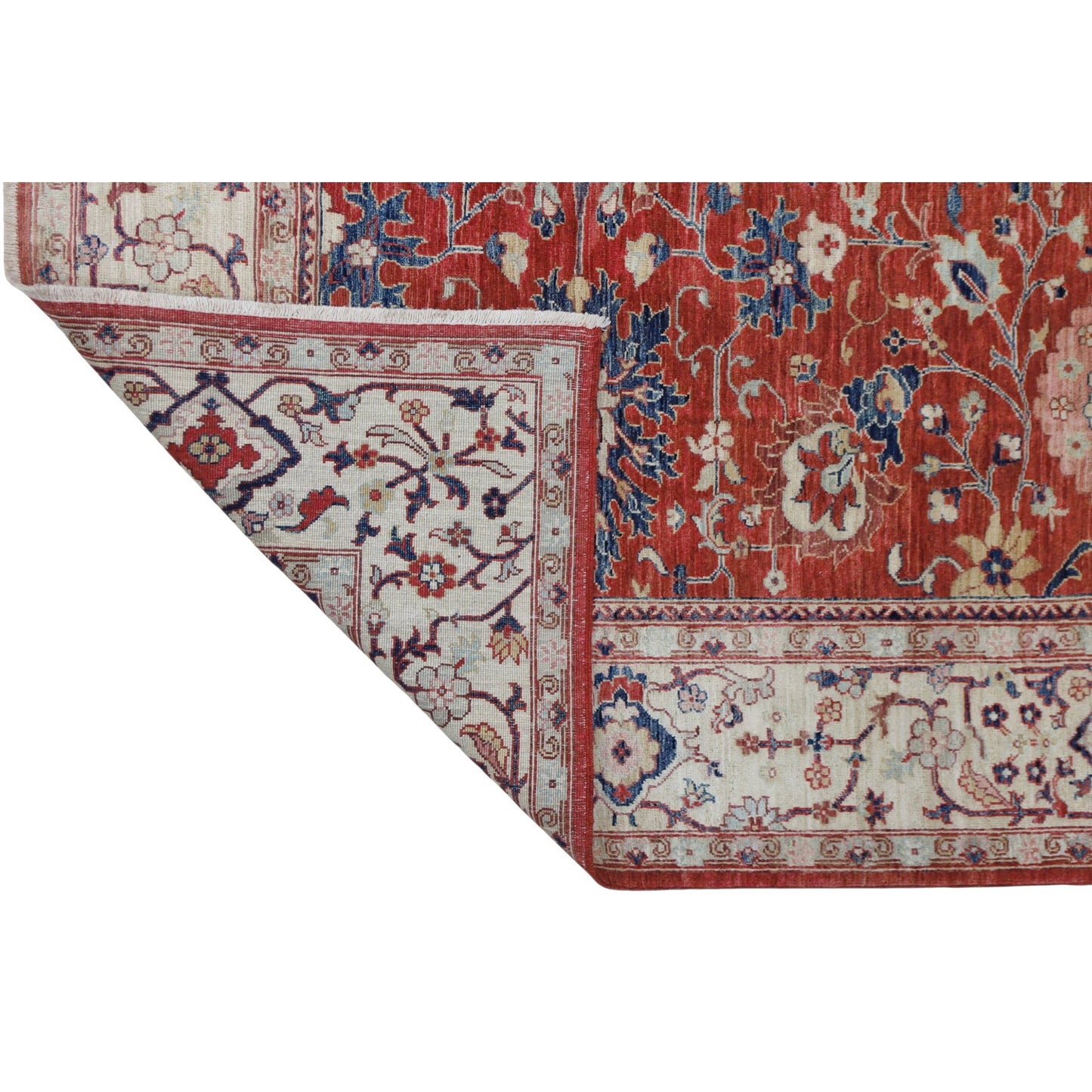 ARYANA ARYAN RED / IVORY 7'10" X 9'