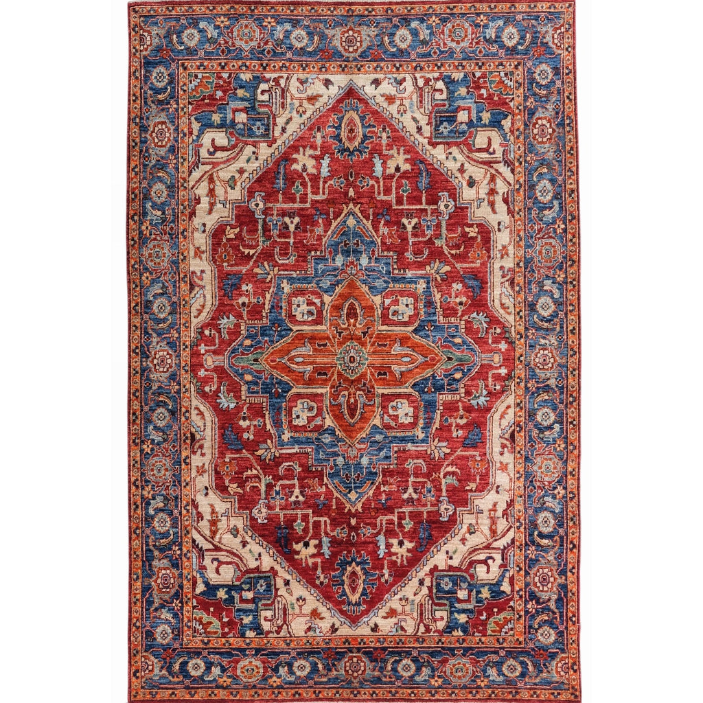ARYANA ARYAN RED / NAVY 6'2" X 9'2"