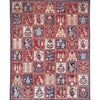 ARYANA ARYAN RED / NAVY 7'11" X 9'10"