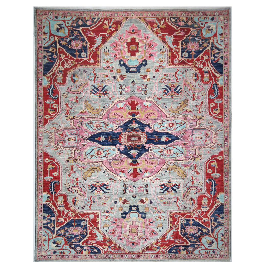 ARYANA ARYAN LIGHT BLUE / NAVY 7'11" X 10'2"