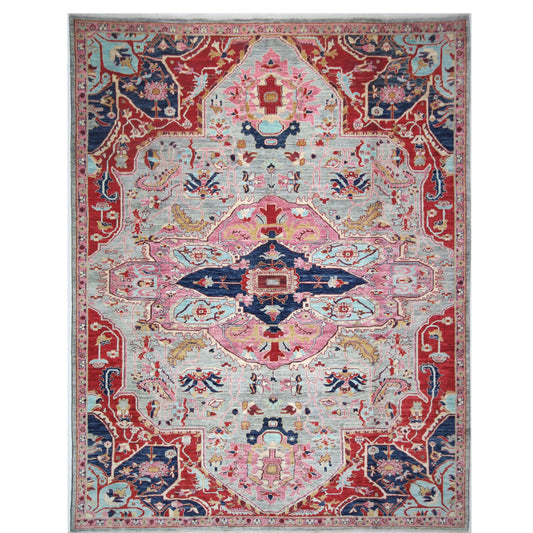 ARYANA ARYAN LIGHT BLUE / NAVY 7'11" X 10'2"