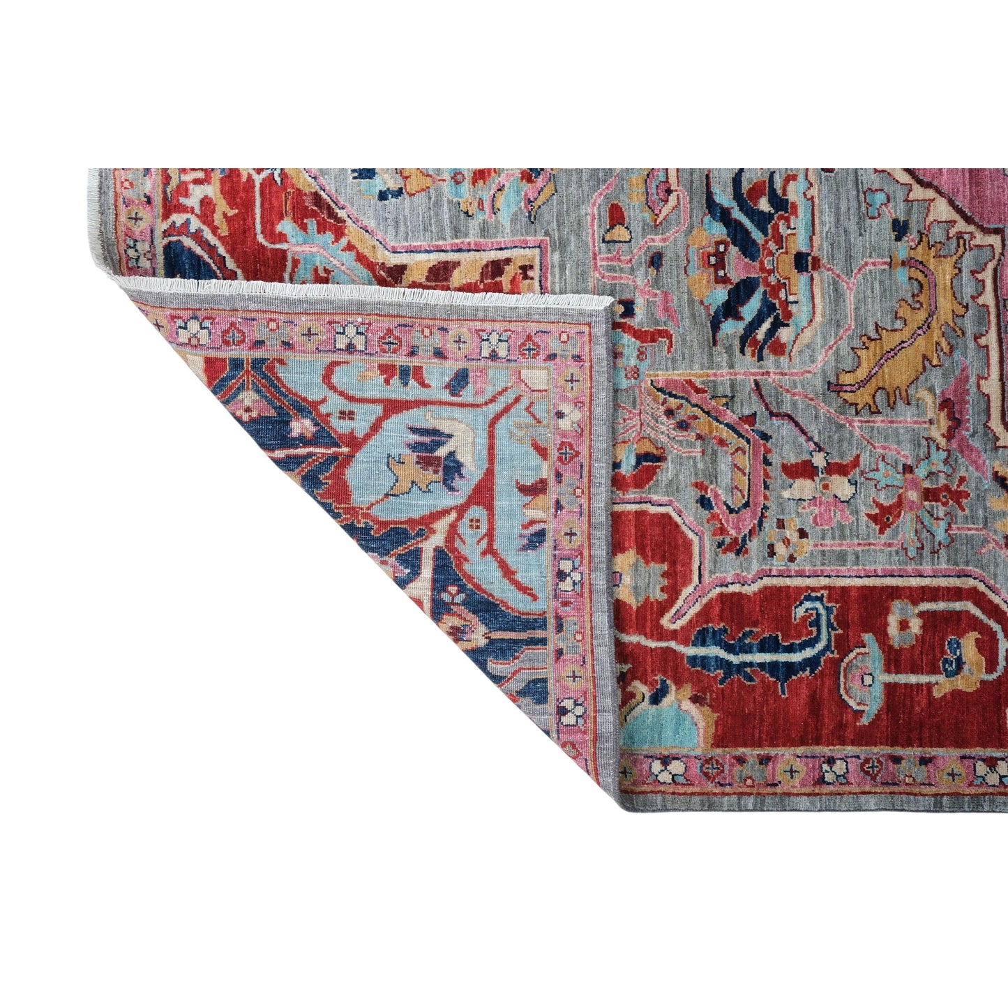 ARYANA ARYAN LIGHT BLUE / NAVY 7'11" X 10'2"