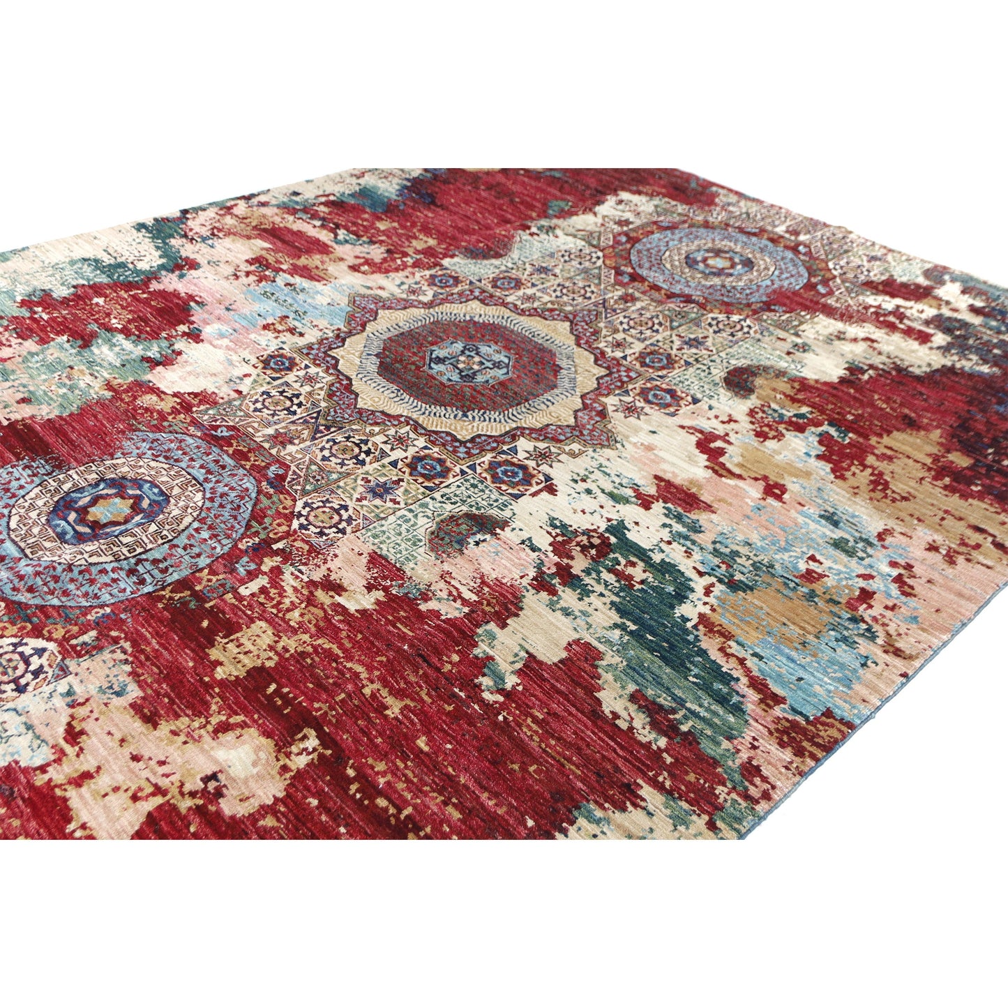 ARYANA ARYAN RED / GREEN 8'1" X 9'10"