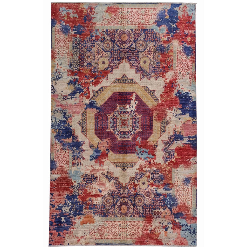 ARYANA ARYAN RED / NAVY 5'11" X 8'11"