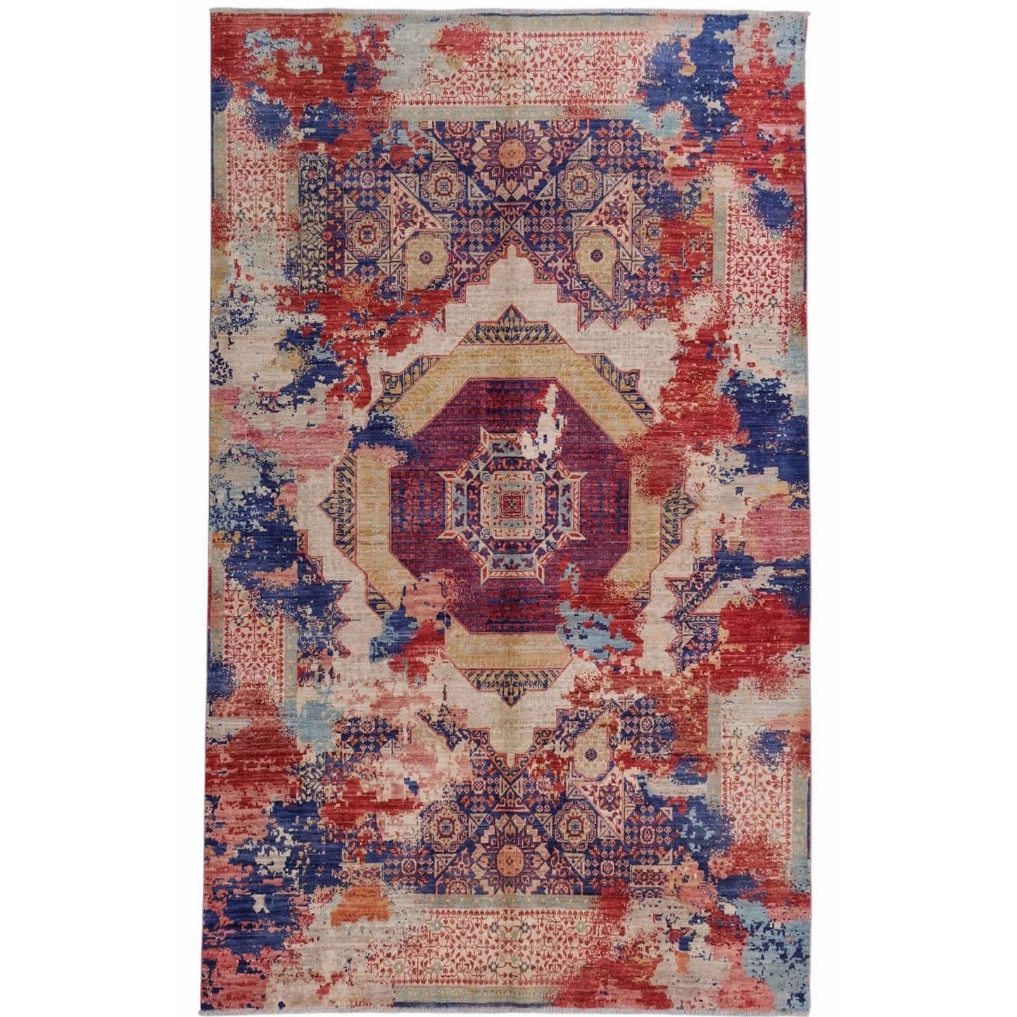 ARYANA ARYAN RED / NAVY 5'11" X 8'11"