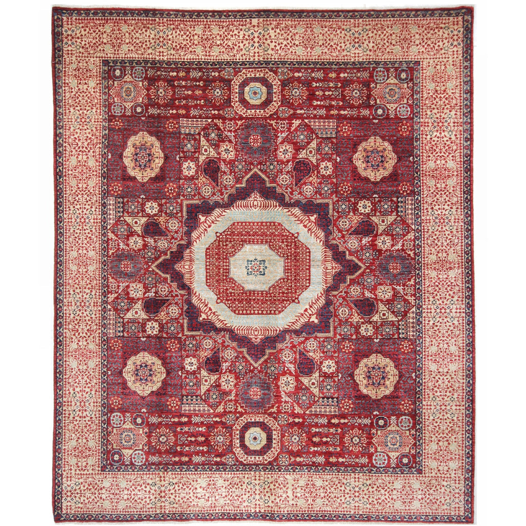 ARYANA ARYAN RED / CAMEL 8' X 9'9"