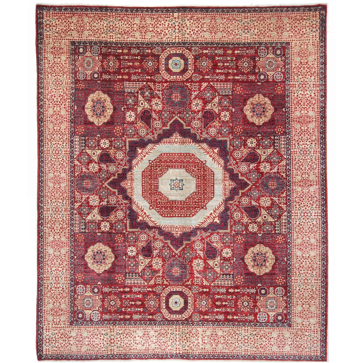 ARYANA ARYAN RED / CAMEL 8' X 9'9"