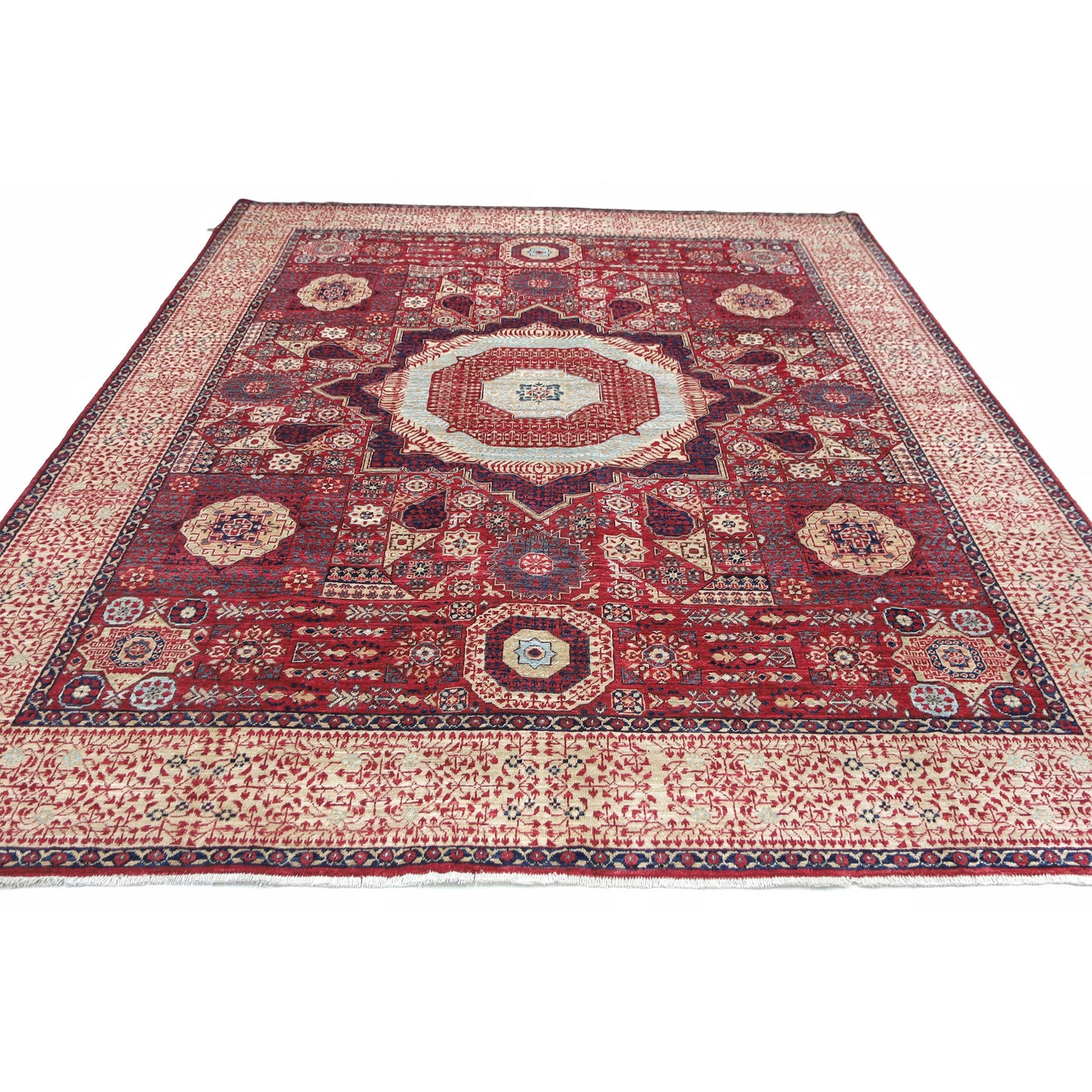 ARYANA ARYAN RED / CAMEL 8' X 9'9"