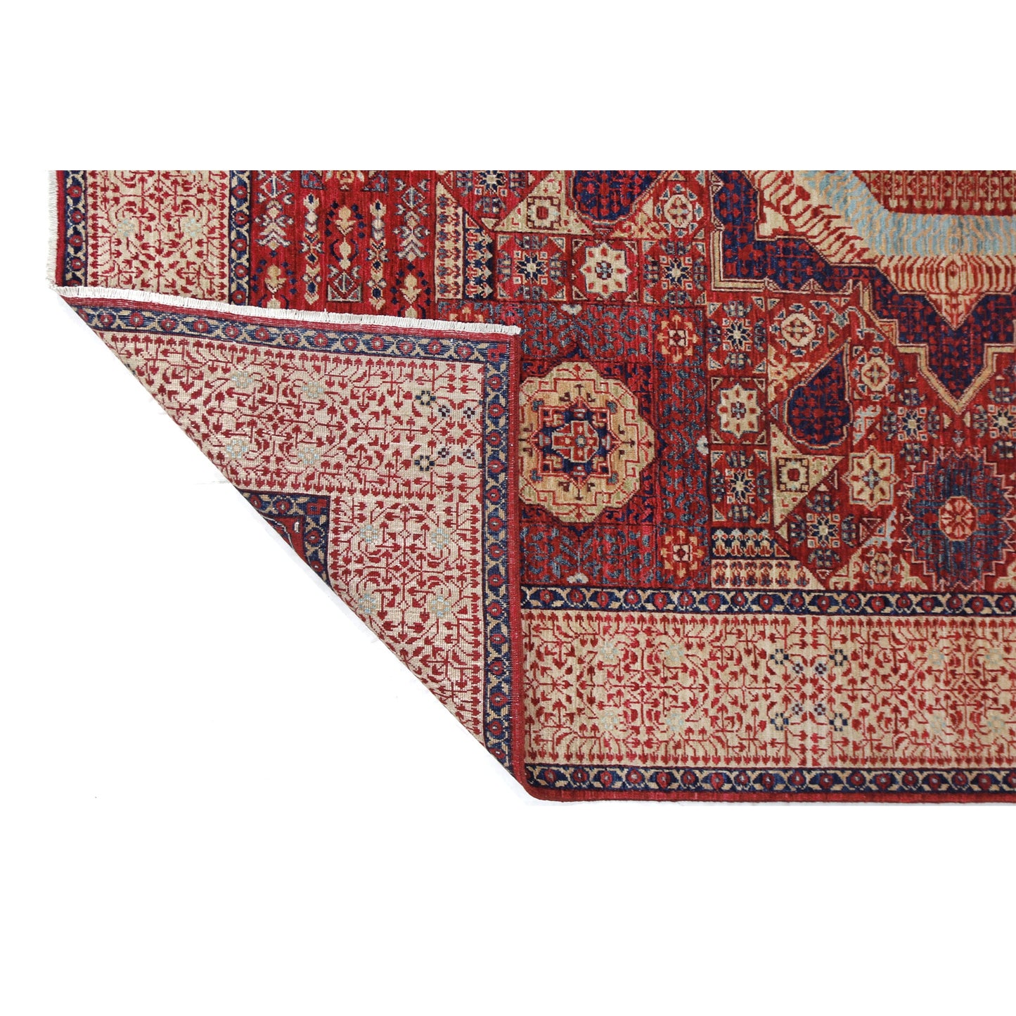 ARYANA ARYAN RED / CAMEL 8' X 9'9"