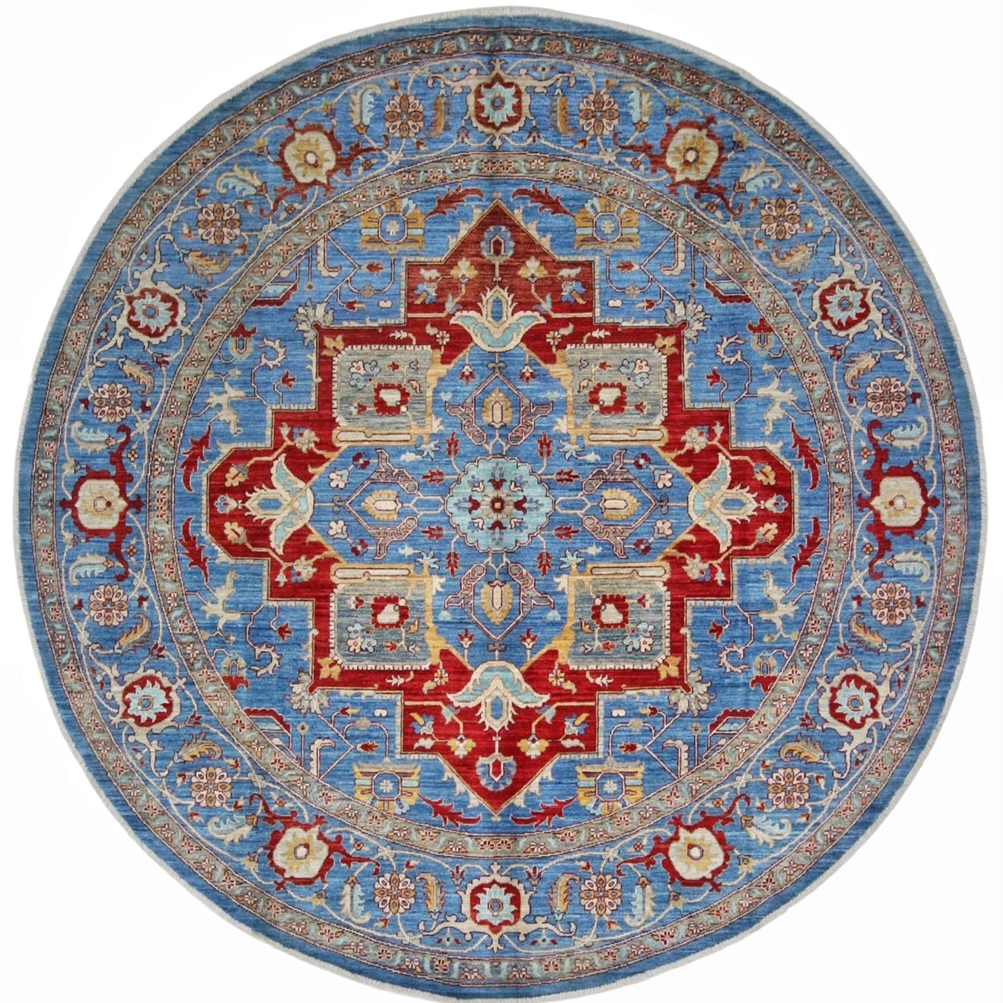 ARYANA ARYAN LIGHT BLUE / LIGHT BLUE 7'9" X 7'10"