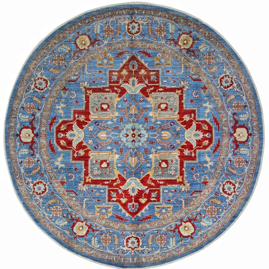 ARYANA ARYAN LIGHT BLUE / LIGHT BLUE 7'9" X 7'10"