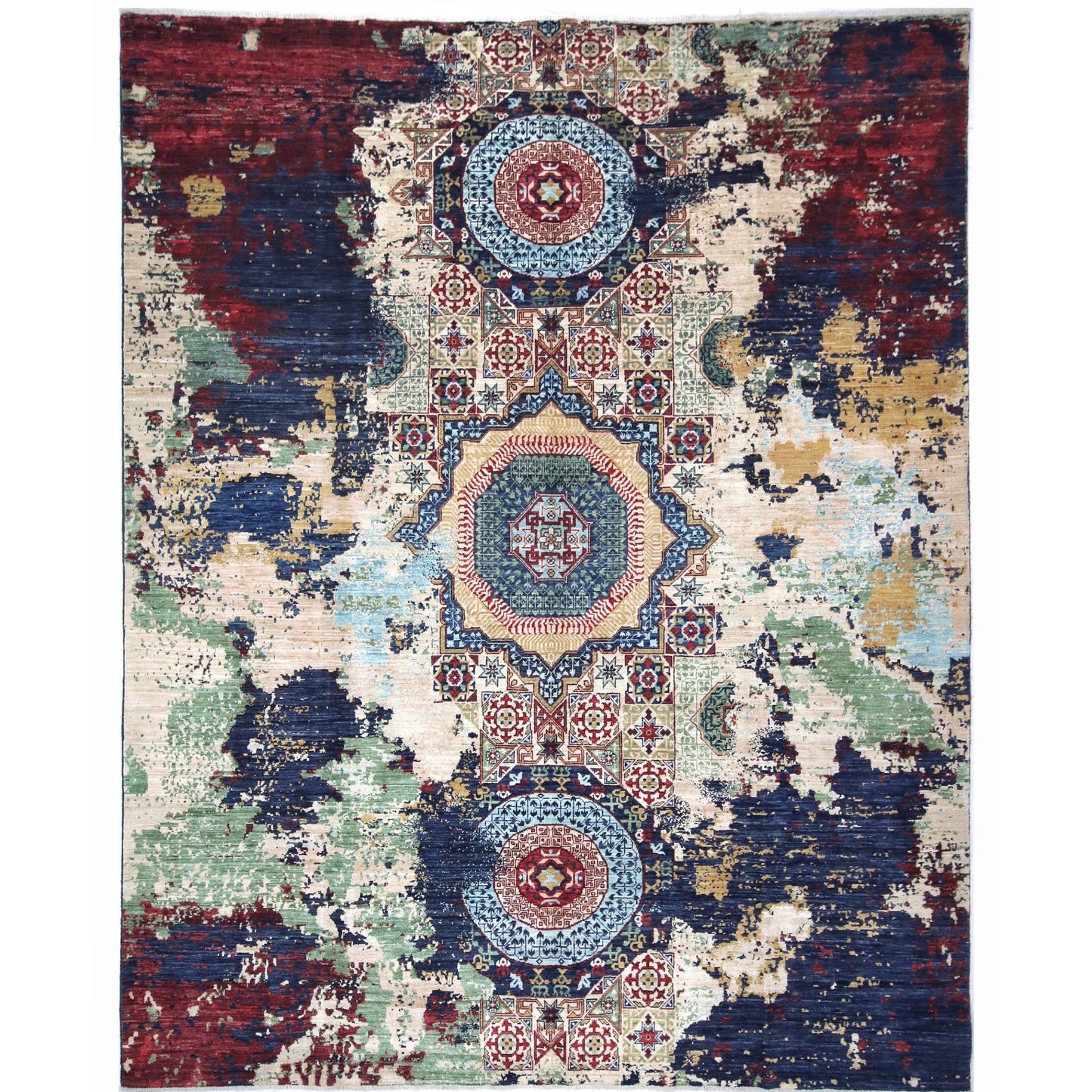 ARYANA ARYAN IVORY / RED 8' X 9'11"