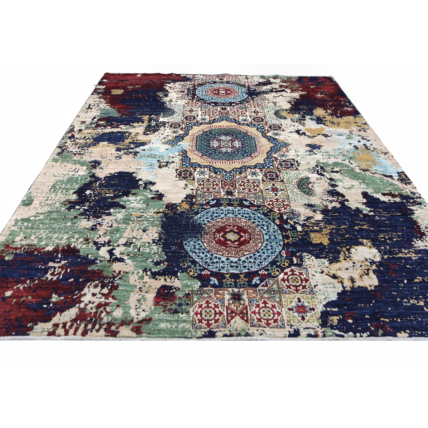 ARYANA ARYAN IVORY / RED 8' X 9'11"