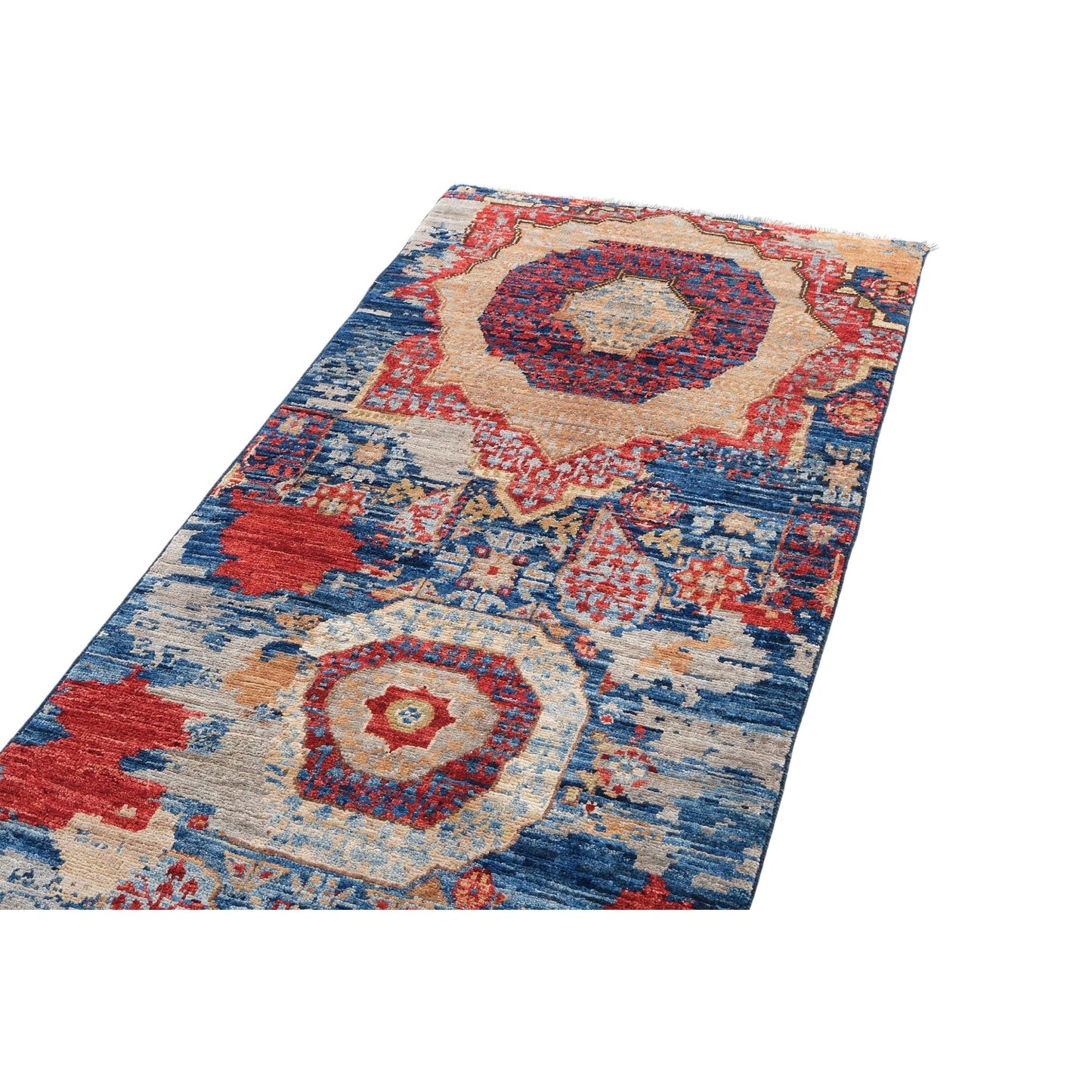ARYANA ARYAN NAVY / RED 2'6" X 7'8"