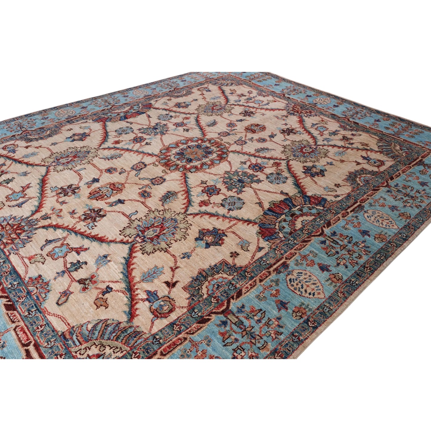 ARYANA ARYAN IVORY / LIGHT BLUE 8' X 10'2"