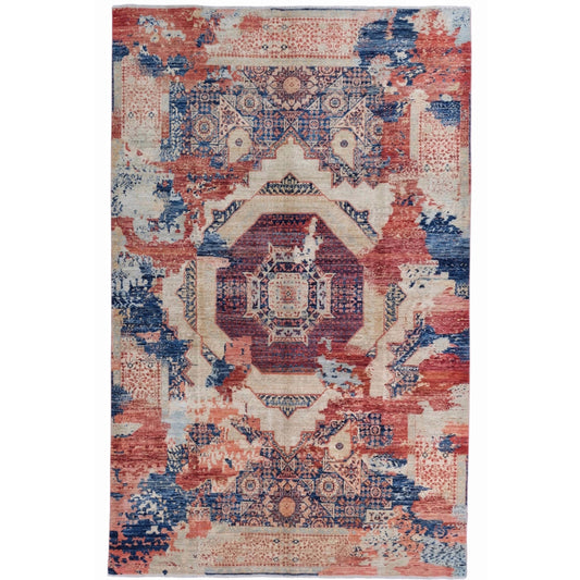 ARYANA ARYAN IVORY / NAVY 5'10" X 8'11"