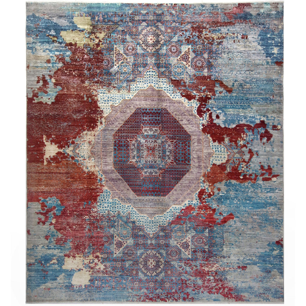 ARYANA ARYAN BLUE / RED 8'5" X 9'10"