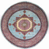 ARYANA ARYAN RED / LIGHT BLUE 7'8" X 7'9"