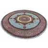 ARYANA ARYAN RED / LIGHT BLUE 7'8" X 7'9"
