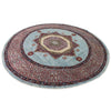 ARYANA ARYAN RED / LIGHT BLUE 7'8" X 7'9"