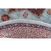 ARYANA ARYAN RED / LIGHT BLUE 7'8" X 7'9"