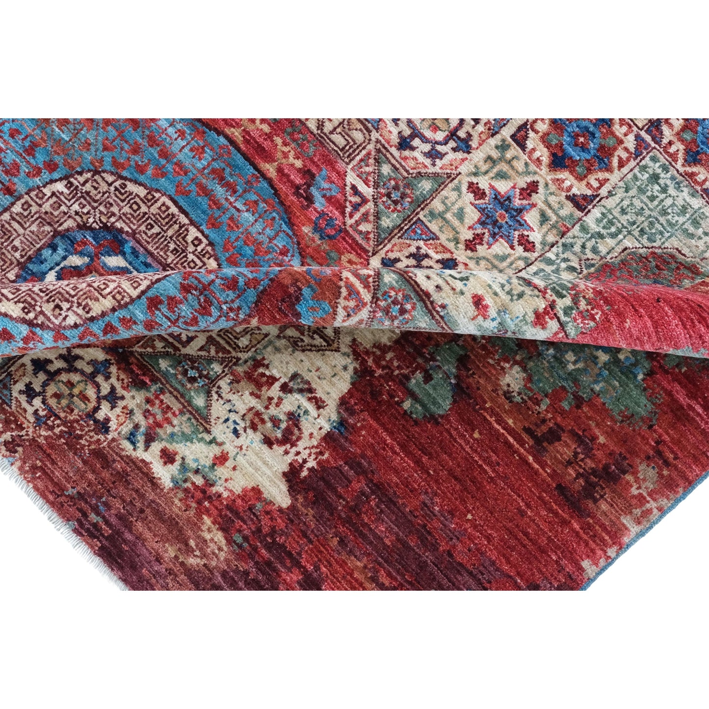 ARYANA ARYAN RED / LIGHT BLUE 5'8" X 8'10"