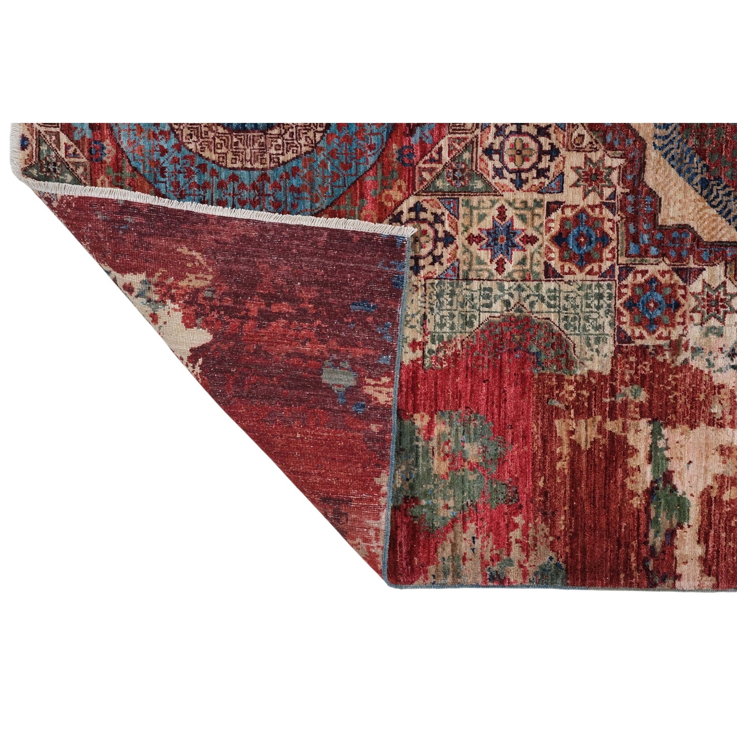 ARYANA ARYAN RED / LIGHT BLUE 5'8" X 8'10"