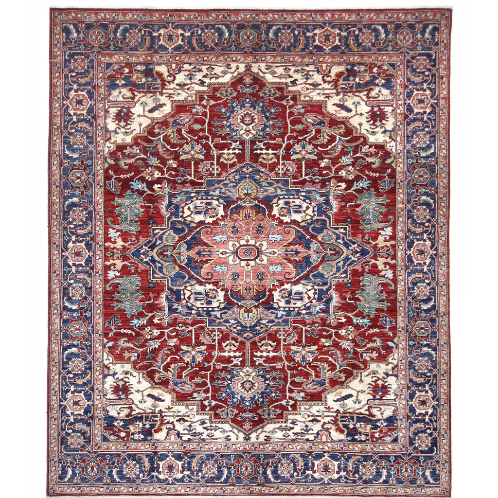 ARYANA ARYAN RED / NAVY 8'1" X 9'11"