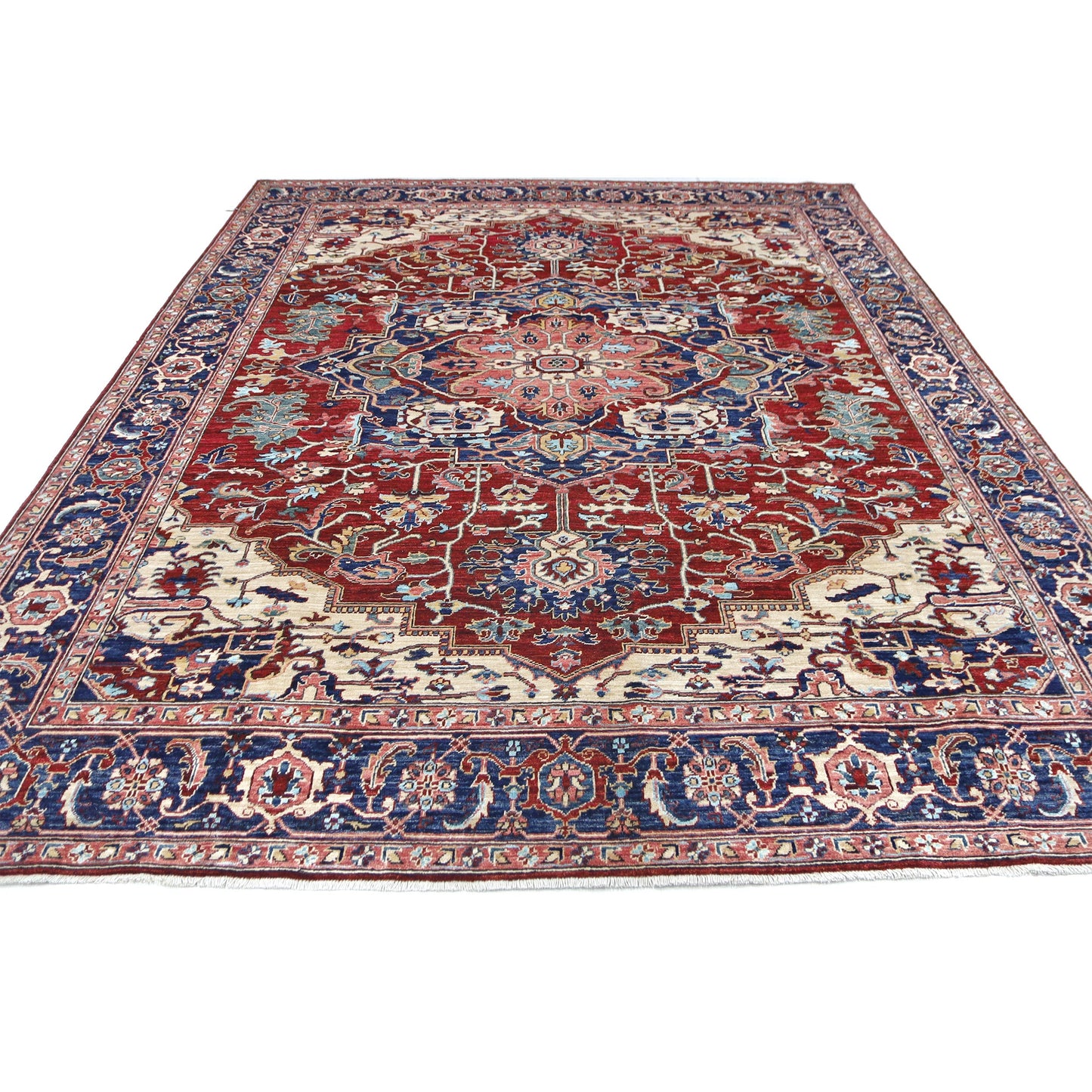 ARYANA ARYAN RED / NAVY 8'1" X 9'11"