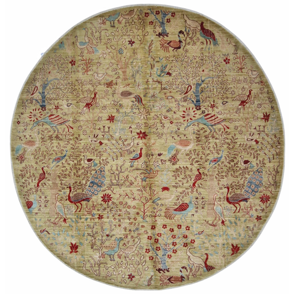 ARYANA ARYAN CAMEL / RED 7'10" X 8'2"