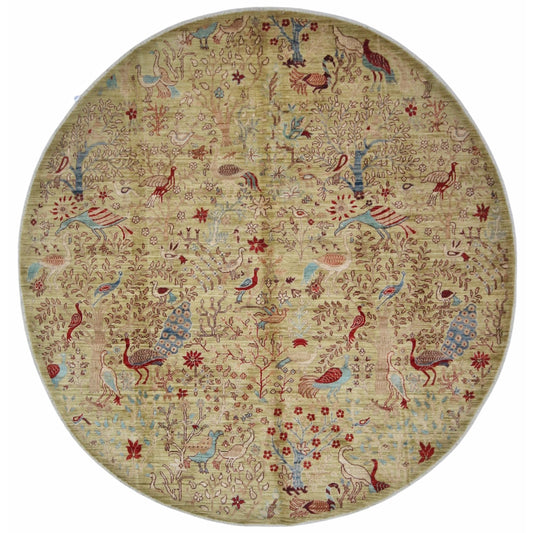 ARYANA ARYAN CAMEL / RED 7'10" X 8'2"