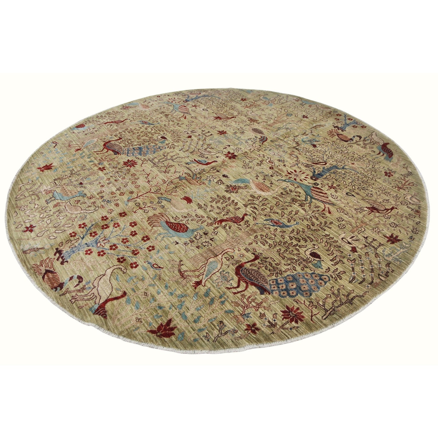 ARYANA ARYAN CAMEL / RED 7'10" X 8'2"