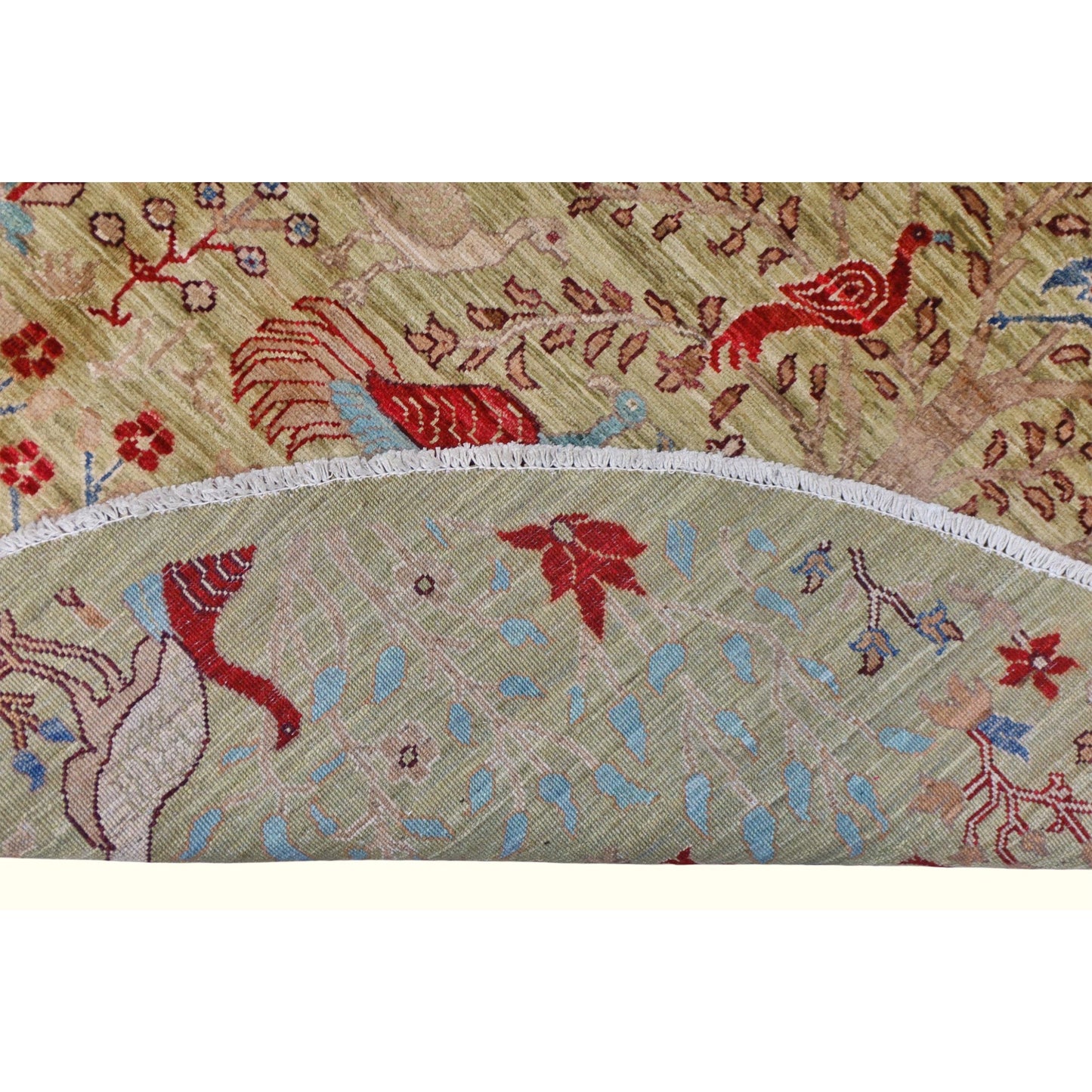 ARYANA ARYAN CAMEL / RED 7'10" X 8'2"